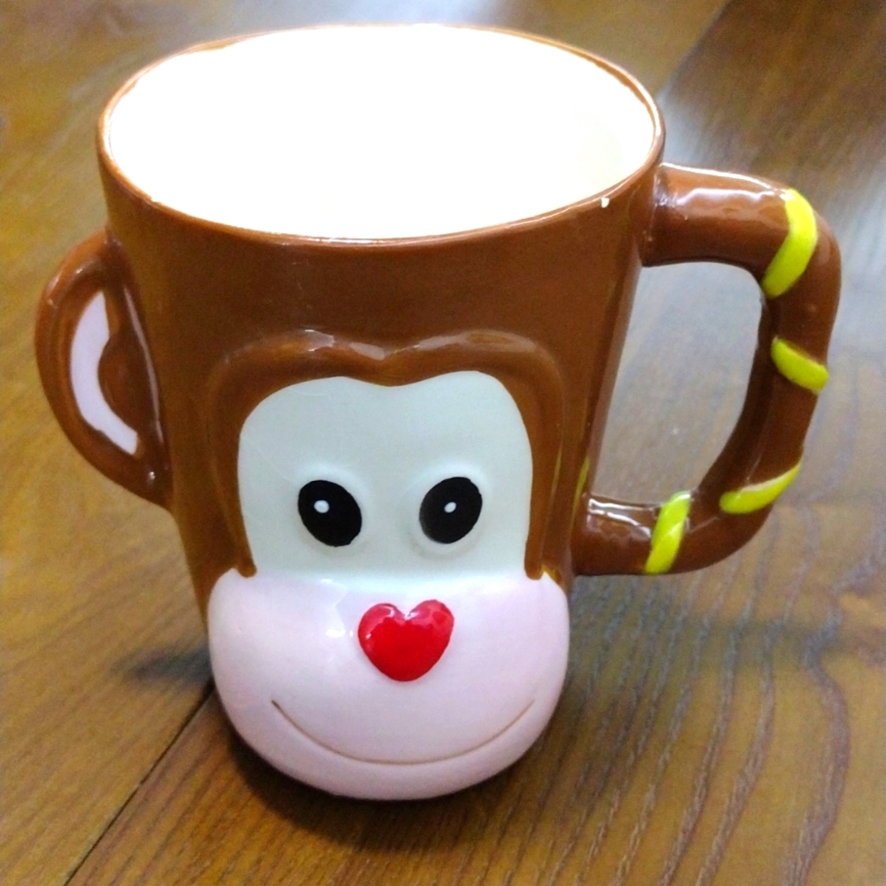 Ceramic Monkey Mug